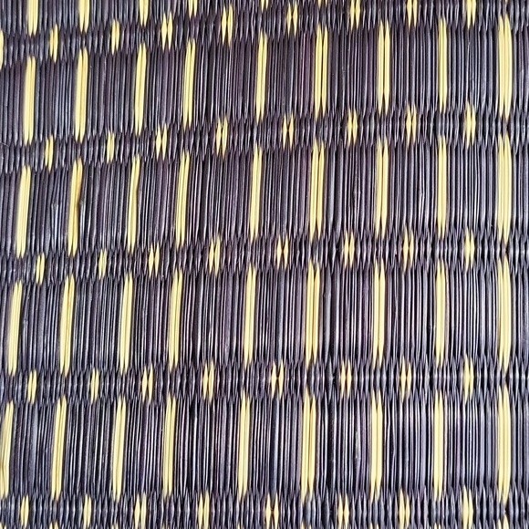 EUC Baskets of Cambodia natural straw Handbag shoulder bag, black tan - Picture 8 of 10